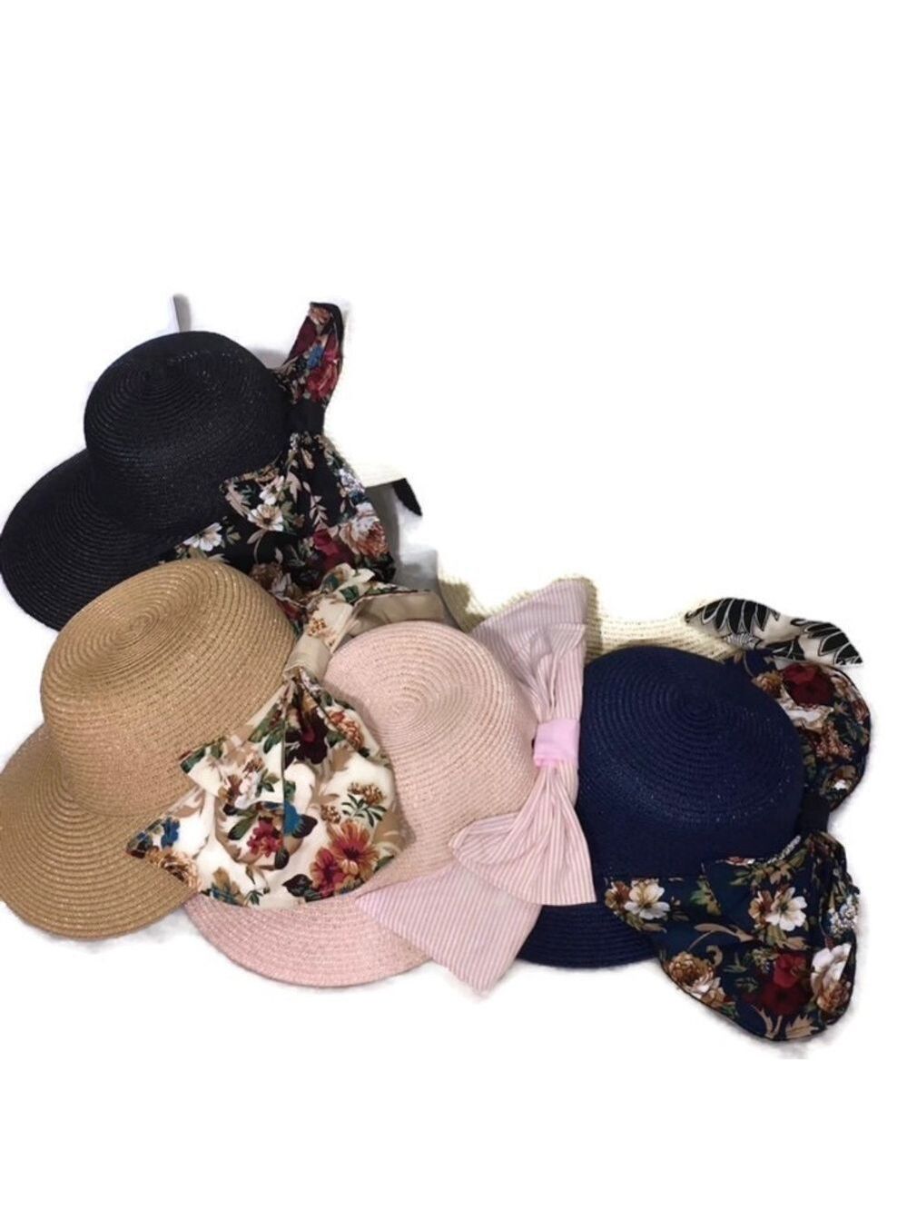 NEW-SOFT Straw Wide Brim Neck Protection Visor Hat - Picture 8 of 8